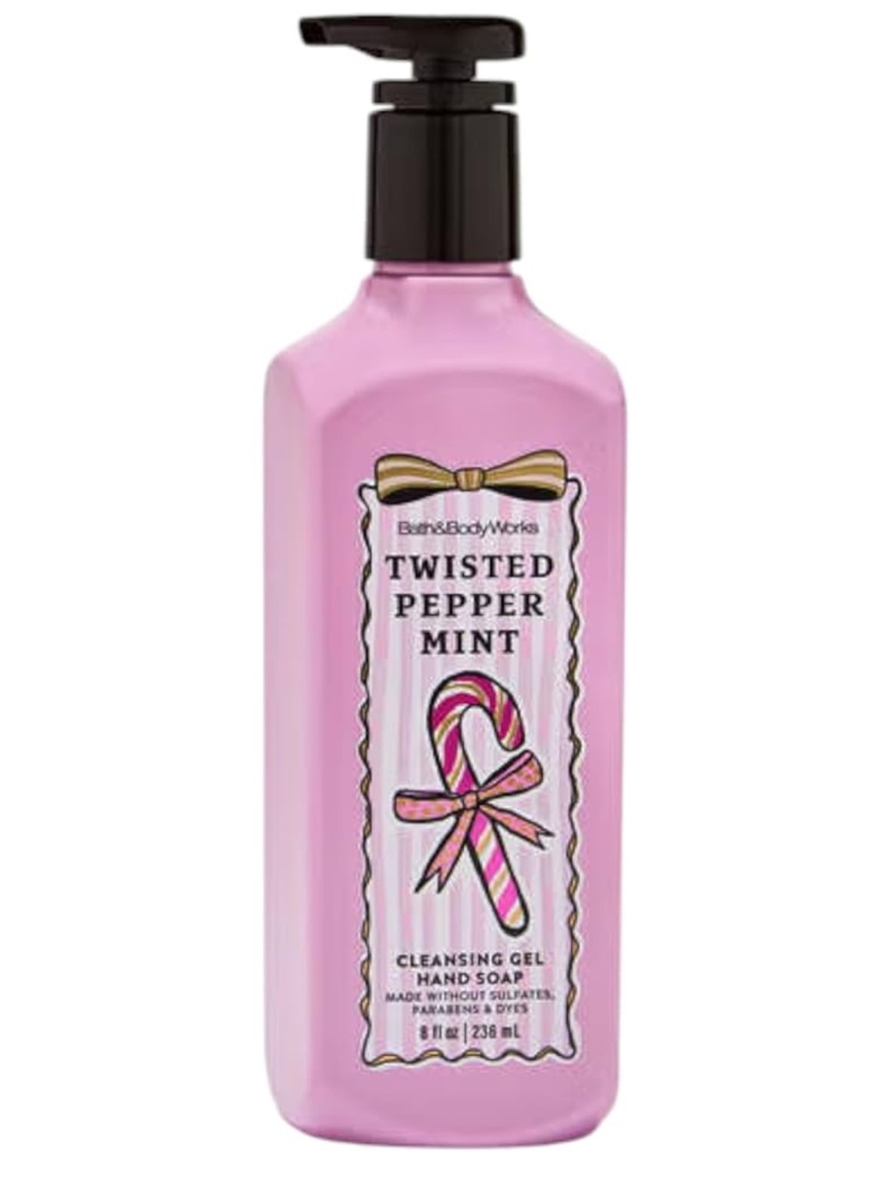 Bath & Body Works Twisted Peppermint Cleansing Gel Hand Soap - 8 oz